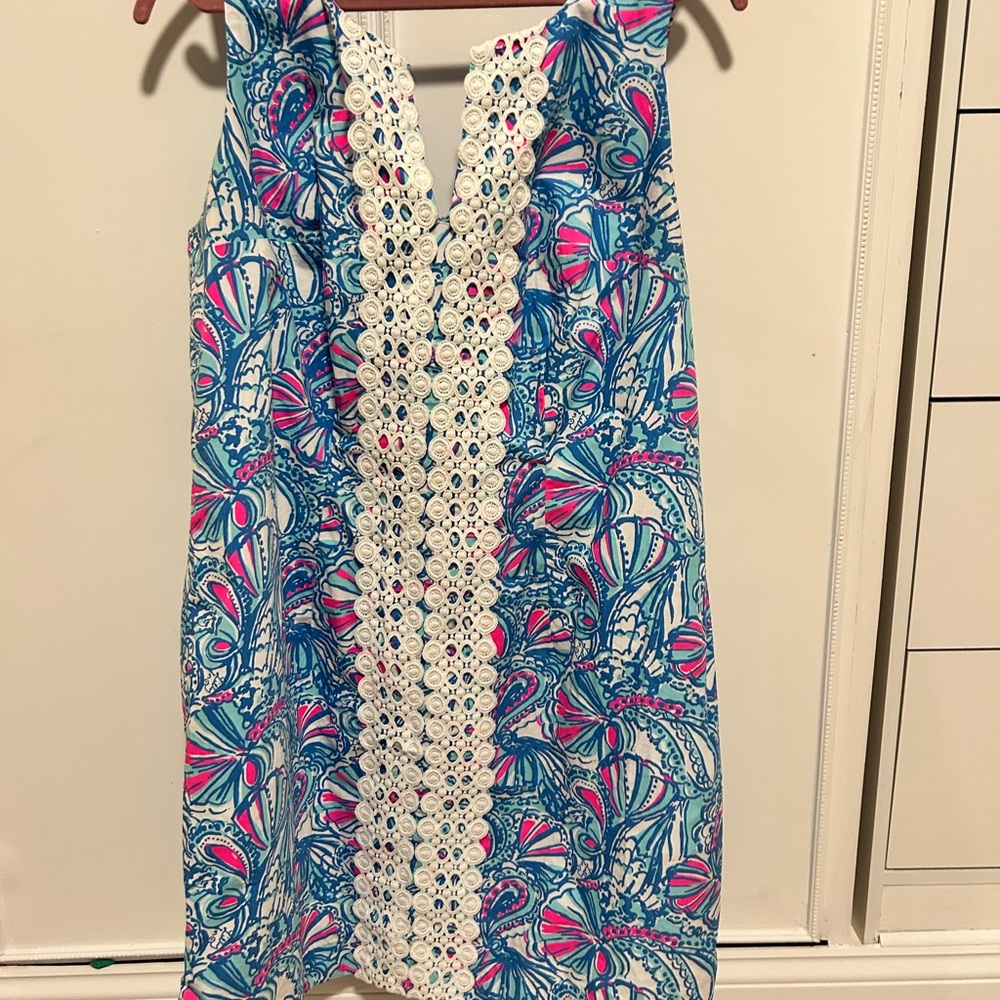 Lily Pulitzer Sleeveless Dress with Lace Detail